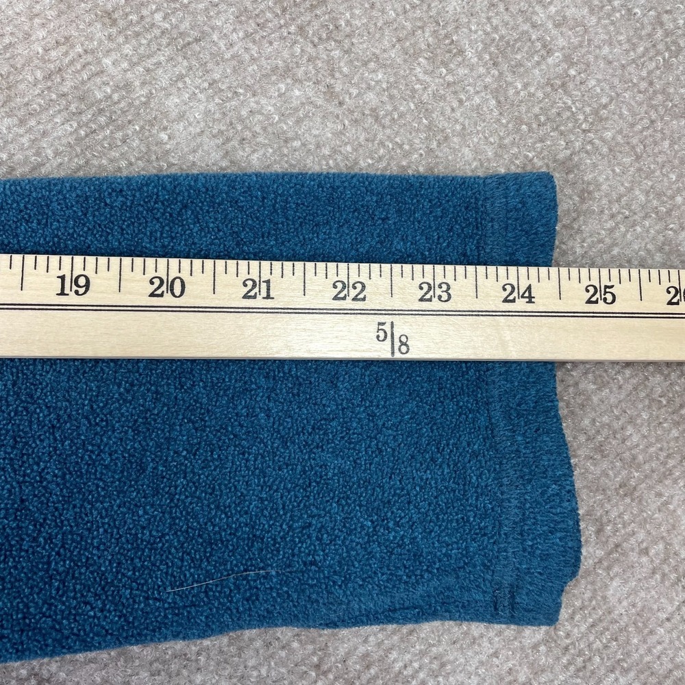 The North Face Polartec Classic Fleece Jacket Men's XL Blue Quarter Zip Pullover - Picture 13 of 14